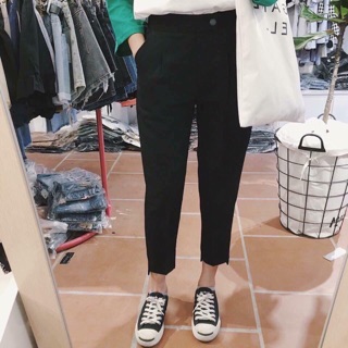 Quần baggy vải