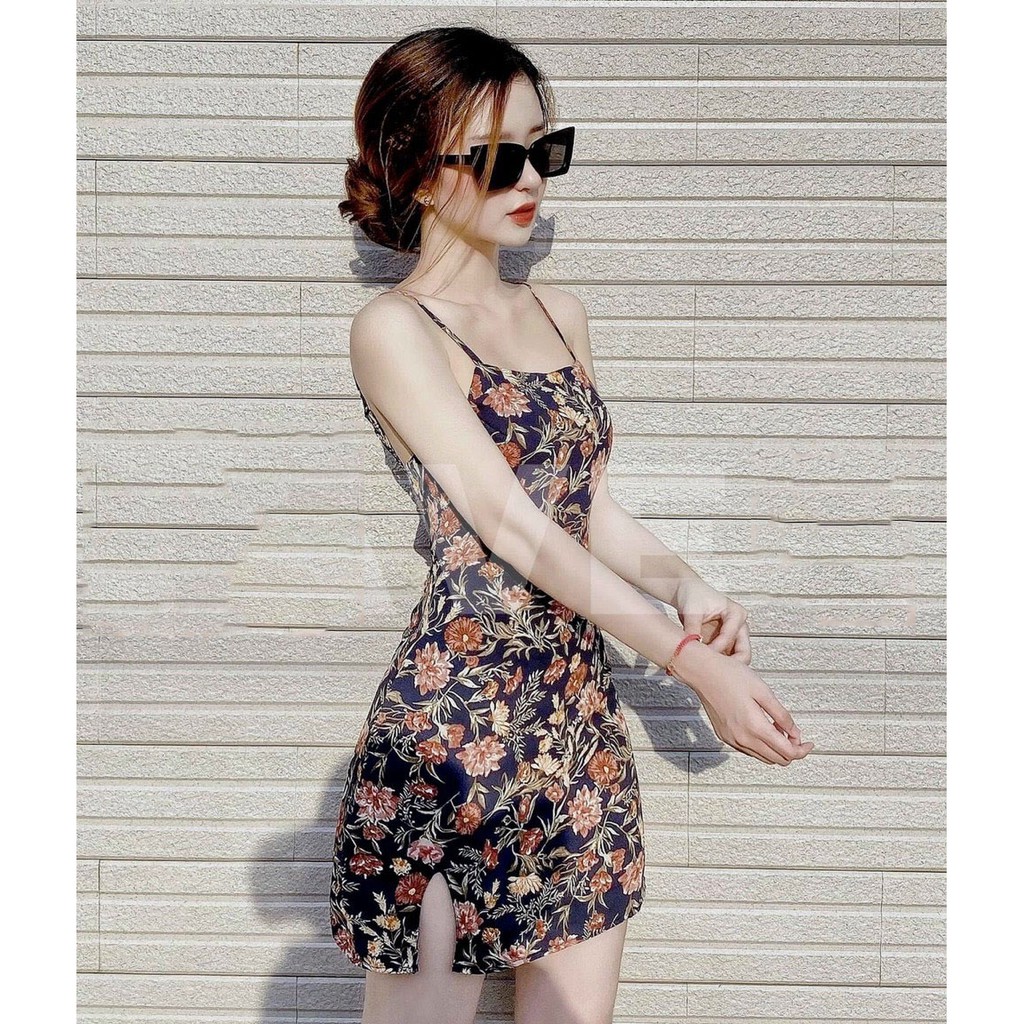 ĐẦM NỮ BODY QUYẾN RŨ HỌA TIẾT HOA LÁ SẮC NÉT (CÓ MÚT NGỰC) THỜI TRANG NỮ ARAVA TO70 | BigBuy360 - bigbuy360.vn