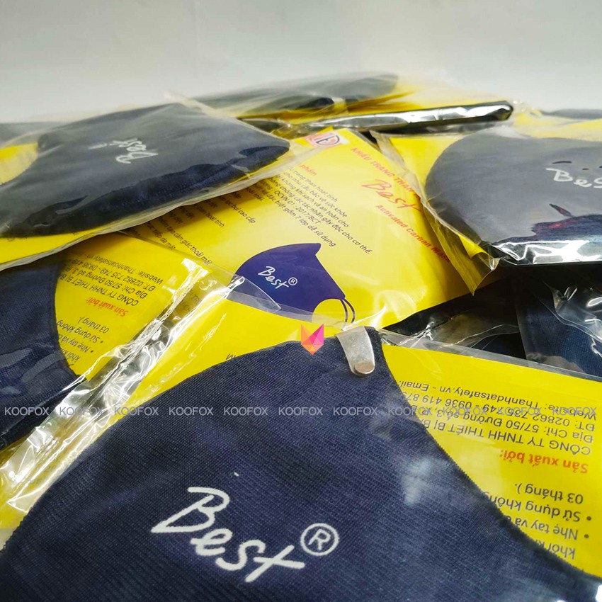 [KHÁNG KHUẨN] Khẩu Trang Vải Than Hoạt Tính Cao Cấp BEST® Ngăn ngừa bụi bẩn, cản gió, khử mùi, ngừa độc - koofox | BigBuy360 - bigbuy360.vn