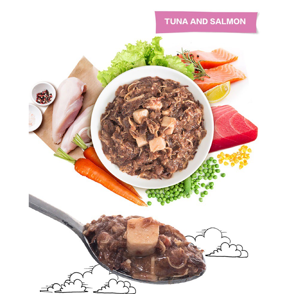 Pate Wanpy Cho Mèo Gói 80g (Nhiều vị) - Thơm Ngon Bổ Dưỡng