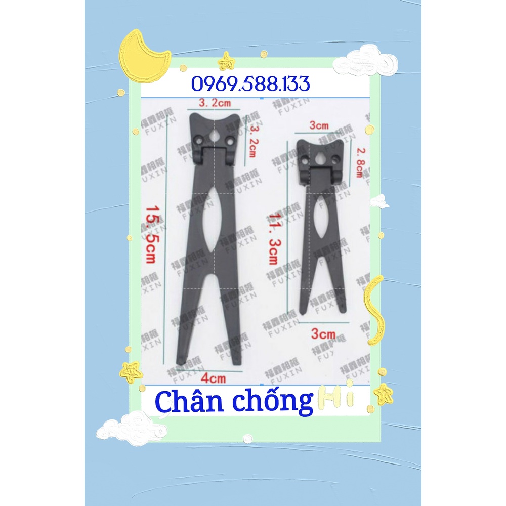 Chân để bàn khung ảnh cỡ nhỏ 11cm phù hợp cho khung ảnh cỡ từ 15x21cm trở xuống.