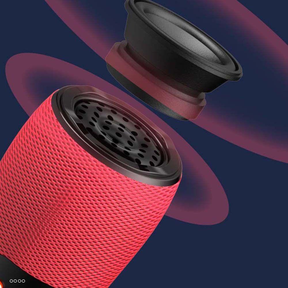 Micro Bluetooth Hát Karaoke AUGUSTINA Có Loa Đôi Cổng USB Bằng Kim Loại Nhỏ Gọn Cho iOS Android