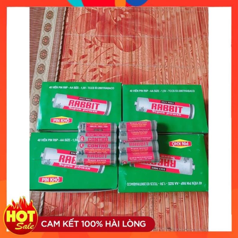 1 vỉ 4 viên Pin AA 1.5m Con Thỏ Rabbit Dùng Cho Chuột Máy Tính Điều Khiển Đồ Chơi An Toàn Thân Thiện Với Môi Trường