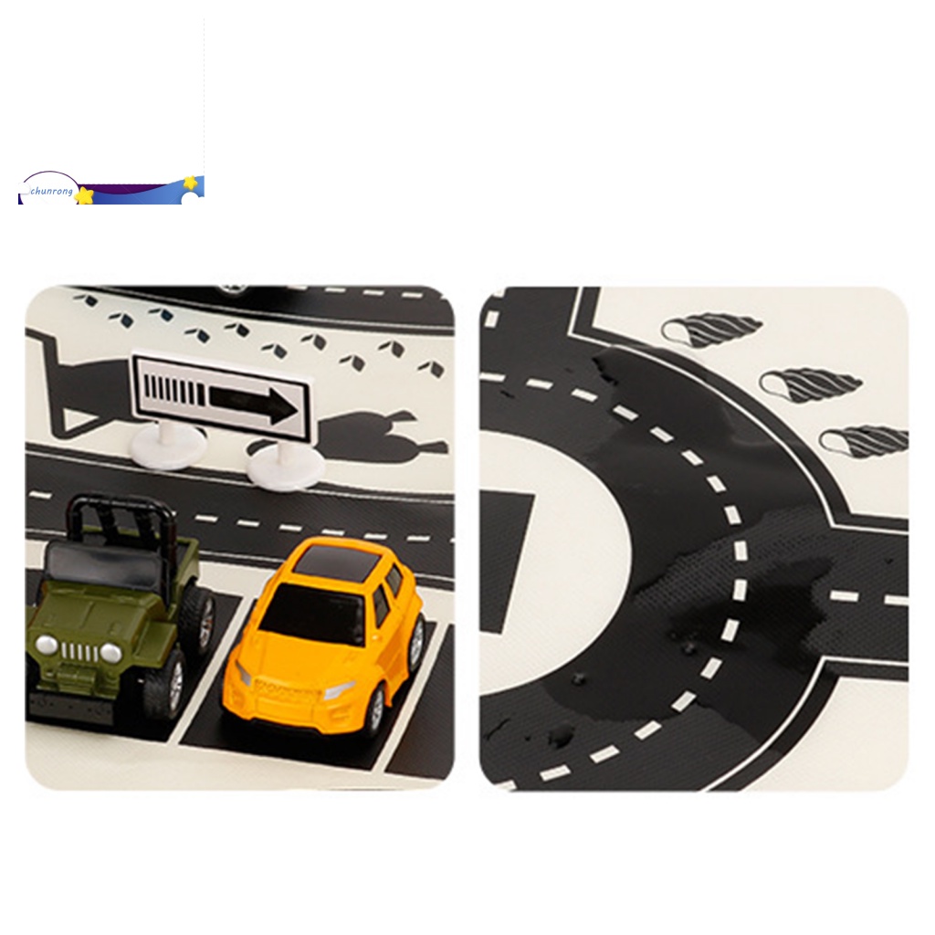 Thảm đồ chơi mềm mại hình bản đồ giao thông đường phố dành cho bé