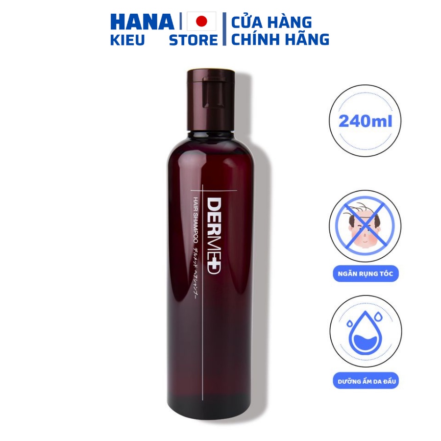 Bộ sản phẩm chăm sóc tóc toàn diện Dermed Hair Shampoo 240ml + Hair Treatment 240ml + Hair Essence 120ml