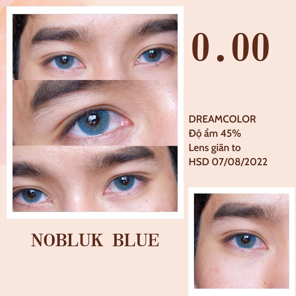 Lens 0 độ Màu Tây Cosplay, Xám, Nâu, Xanh Biển Các Màu Ẩm 38% Thời Trang Tiktok Clearstock 20K