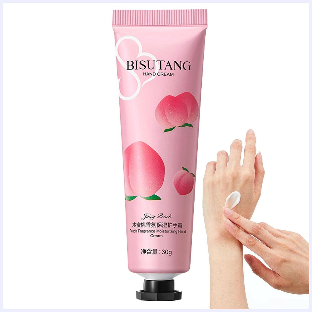 Kem dưỡng da tay Dưỡng ẩm Chống nứt nẻ Kem dưỡng da tay làm trắng da dịu dàng Kem dưỡng da tay trái cây Hương hoa Kem dưỡng da tay Mặt nạ đào Chăm sóc da tay SPA 30g