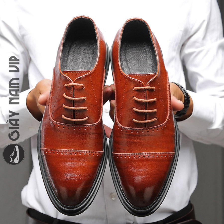 Giày Da Nam - FREESHIP - Giày Nam Đẹp Sành Điệu GD91 | BigBuy360 - bigbuy360.vn