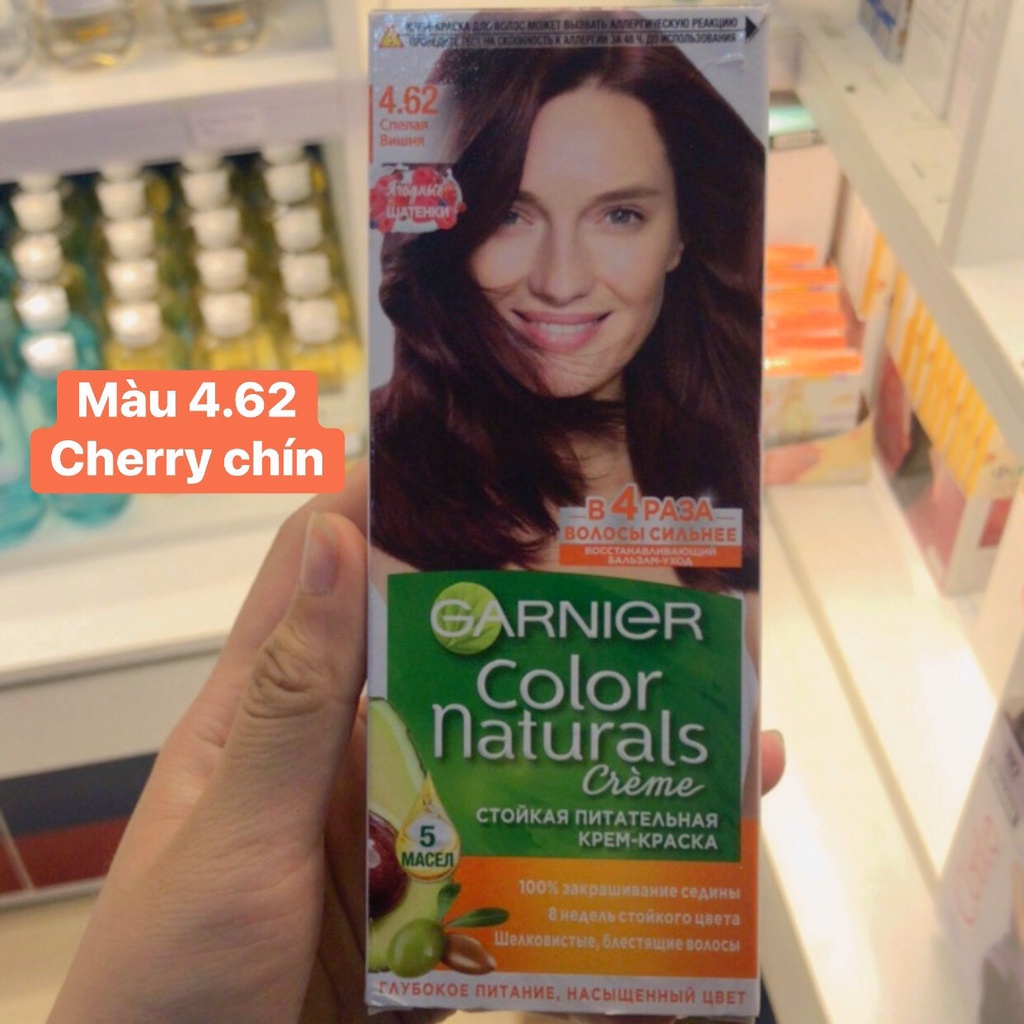 Thuốc nhuộm tóc Garnier Nga lên màu tự nhiên  - Bachduongrushop