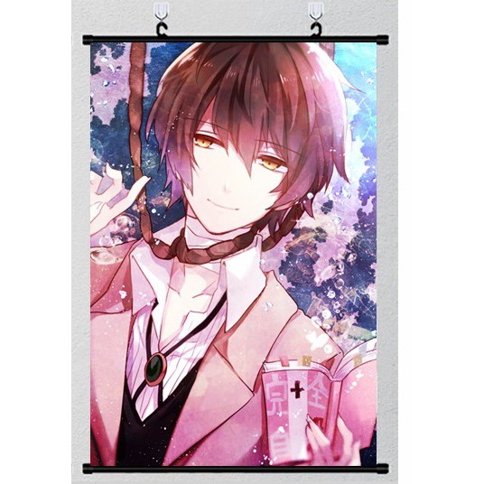 Poster vải anime Văn hào lưu lạc 30x45 - Bungou Stray Dogs tranh vải