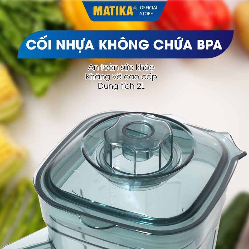 Máy Xay Công Nghiệp Đa Năng MATIKA 2L - 1500W MTK-3152