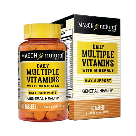Viên uống bổ sung Vitamin khoáng chất tăng cường miễn dịch,sức khỏe mason natural Daily Multiple Vitamins