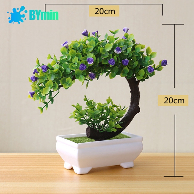 Cây Bonsai Nhân Tạo Trang Trí Bàn Làm Việc