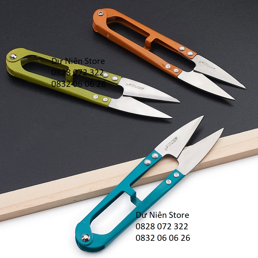 Combo 12 Cây Kéo Bấm Chỉ Hiệu AKTION Nhỏ &amp; Lớn.