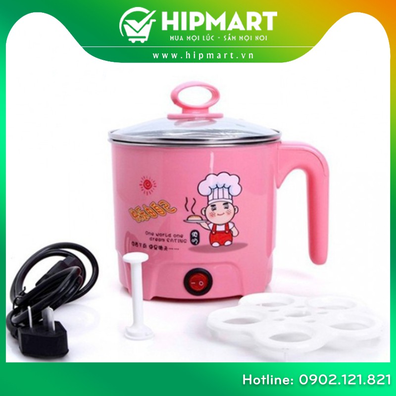 Nồi Lẩu Mini Siêu Tốc + Vỉ Hấp