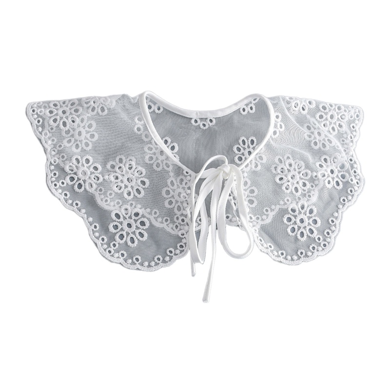 Áo Choàng Ren Lưới Xuyên Thấu Họa Tiết Chấm Bi Thêu Hoa Xinh Xắn Thời Trang Mùa Hè Cho Nữ