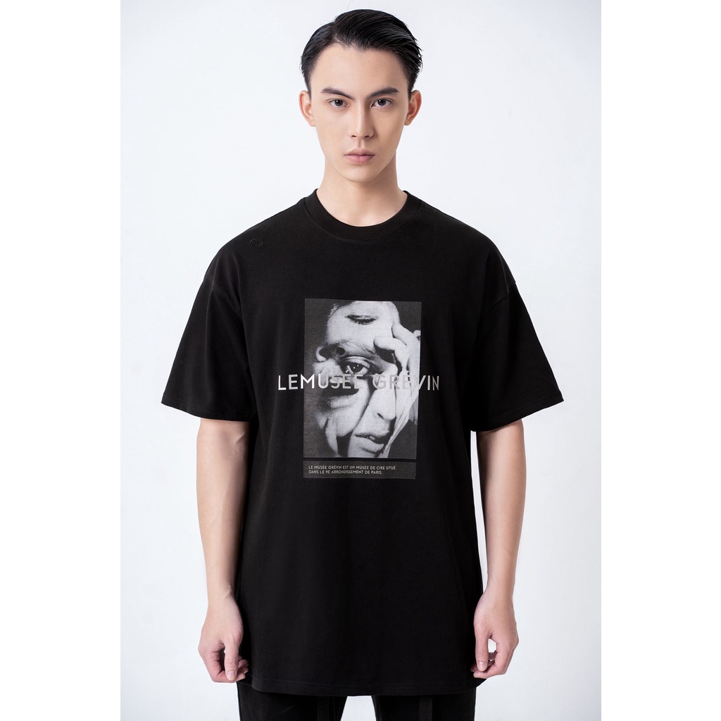 Áo phông nam đen Grévin Le Musée Oversized fit