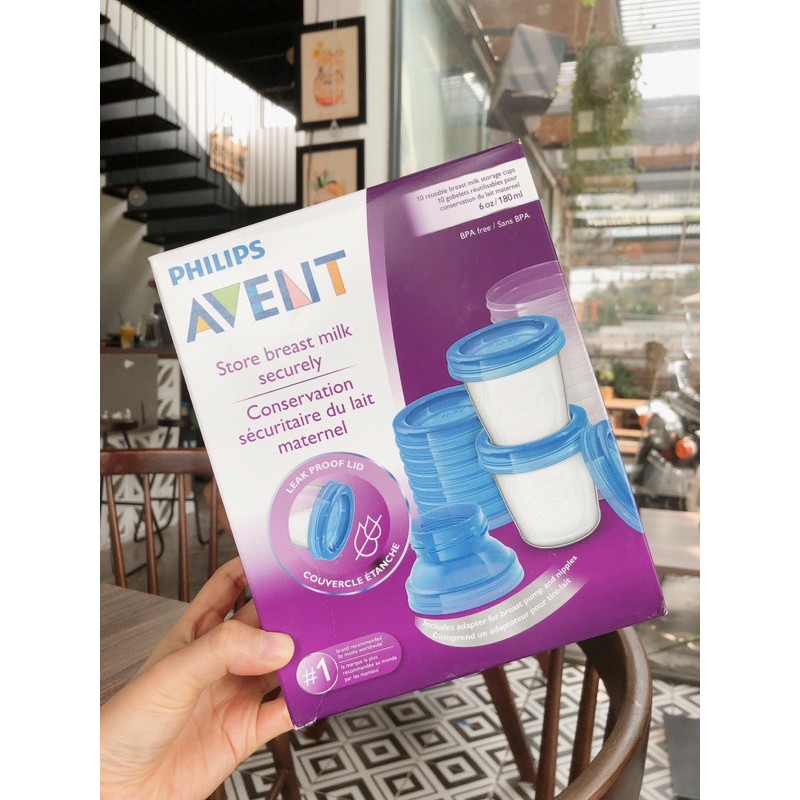 Cốc trữ sữa  Philips Avent 180ml