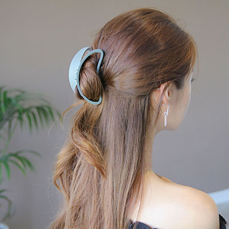 Kẹp Tóc Nhiều Màu Sắc Thiết Kế Đơn Giản Chống Rơi Phong Cách Hàn Quốc Cho Người Lớn