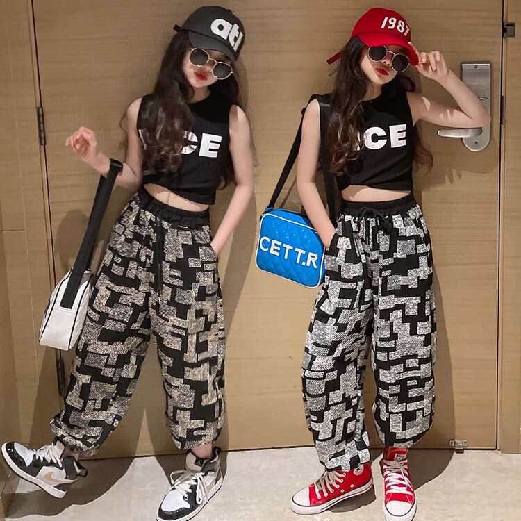 Set Áo Thun Không Tay Và Quần Thời Trang Cho Bé Gái 5-6 Tuổi 6-7 Tuổi 7-8 Tuổi Từ 8-9 Tuổi 10-10 Tuổi 11-12 Tuổi 12-13 Tuổi 13-14 Tuổi