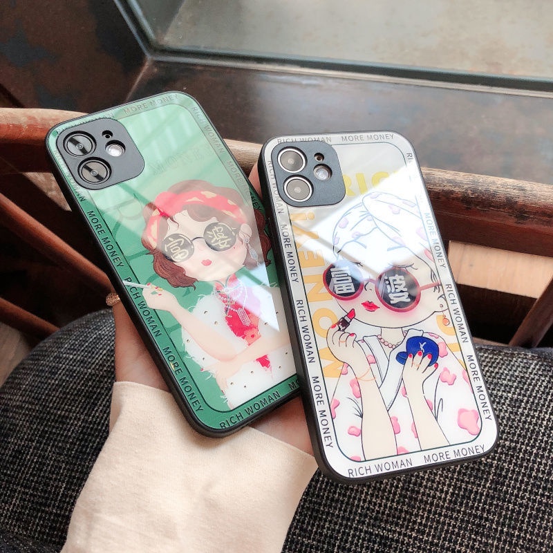 Ốp điện thoại thiết kế đáng yêu thích hợp cho IPHONE 12 13 11 PRO MAX X XS MAX XR 7 8 PLUS