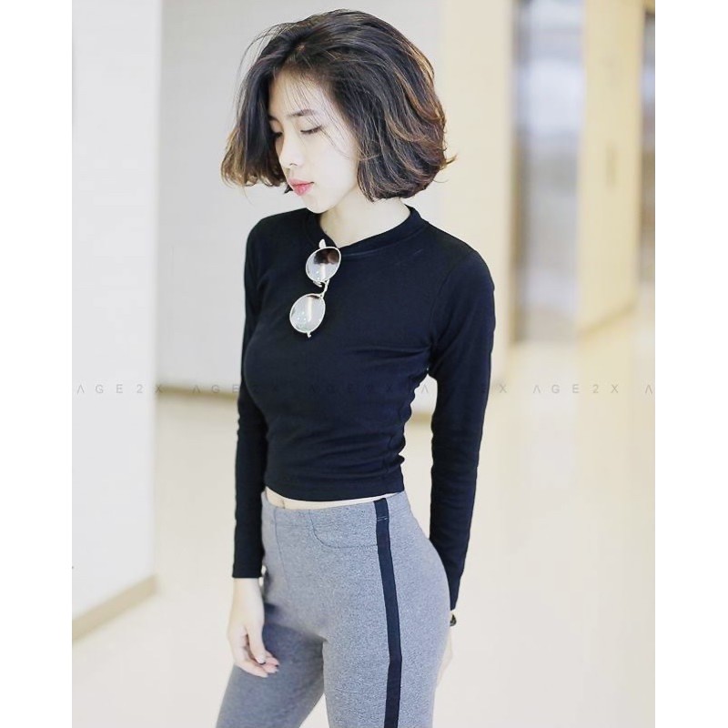 ÁO CROPTOP TAY DÀI AGE2X Nằm trong TOP các sản phẩm thường xuyên cháy hàng của SHOP