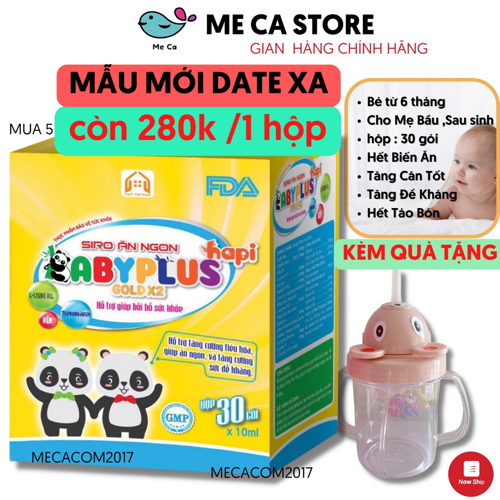 BABYPLUS - Siro Ăn Ngon, Giúp Bé Tăng Cân, Tiêu Hoá Tốt, Tăng Cường Đề Kháng, Hết Táo Bón