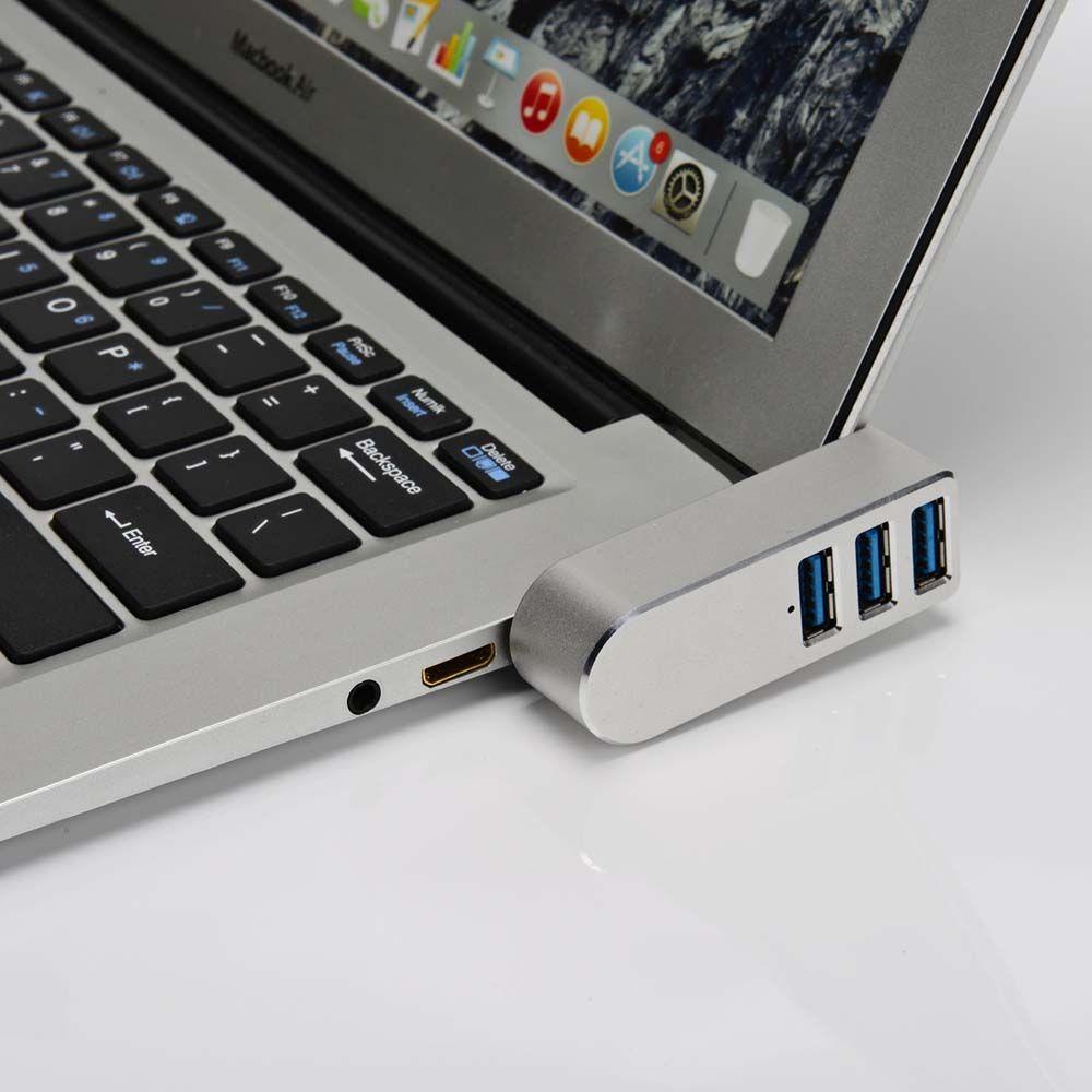 Bộ Hub Chia Cổng Usb 3.0 3 Trong 1 Tiện Dụng Cho Máy Tính / Laptop