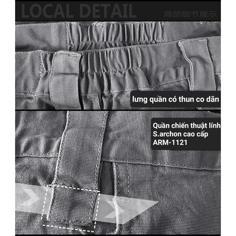 Quần dài kaki nam, Quần S.archon cao cấp ARM-1121
