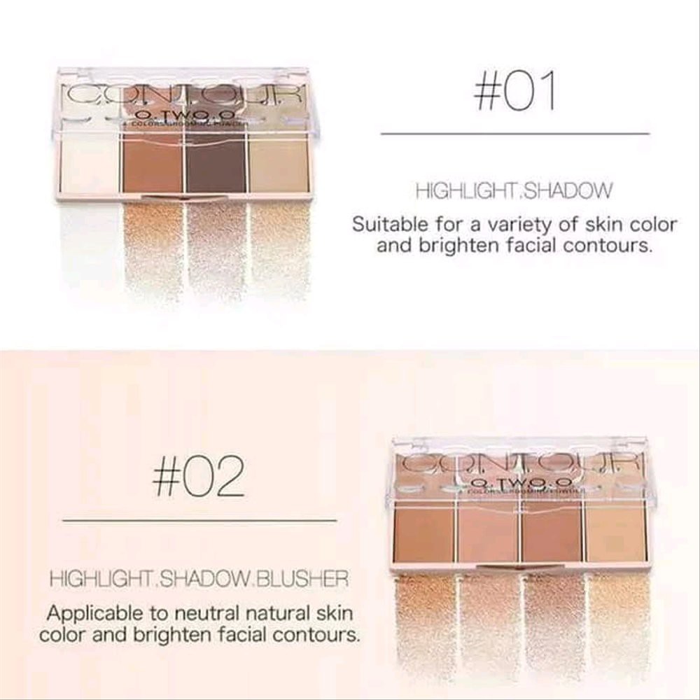 (hàng Mới Về) Bảng Phấn Tạo Khối O.two.o 4 Màu Cao Cấp | BigBuy360 - bigbuy360.vn