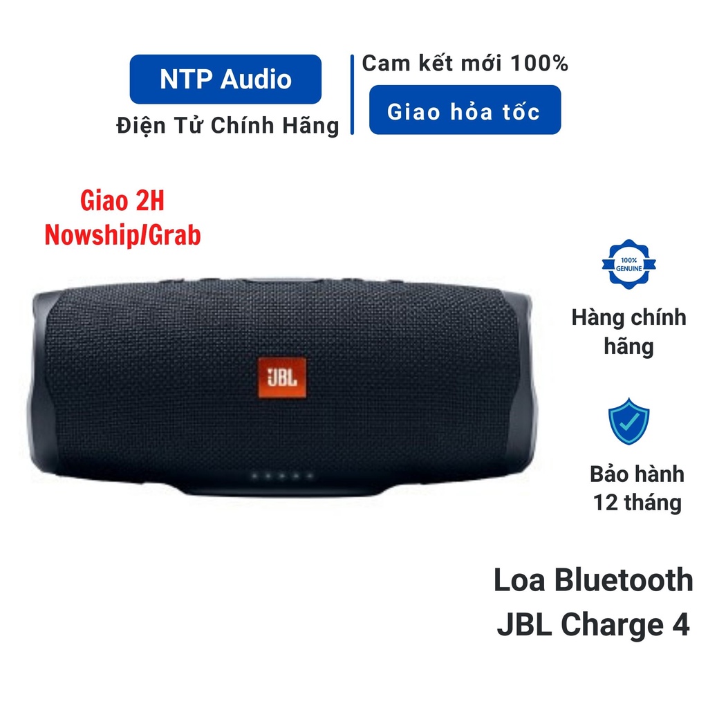 Loa Bluetooth JBL Charge 4 - Hàng chính hãng bảo hành 12 tháng PGI