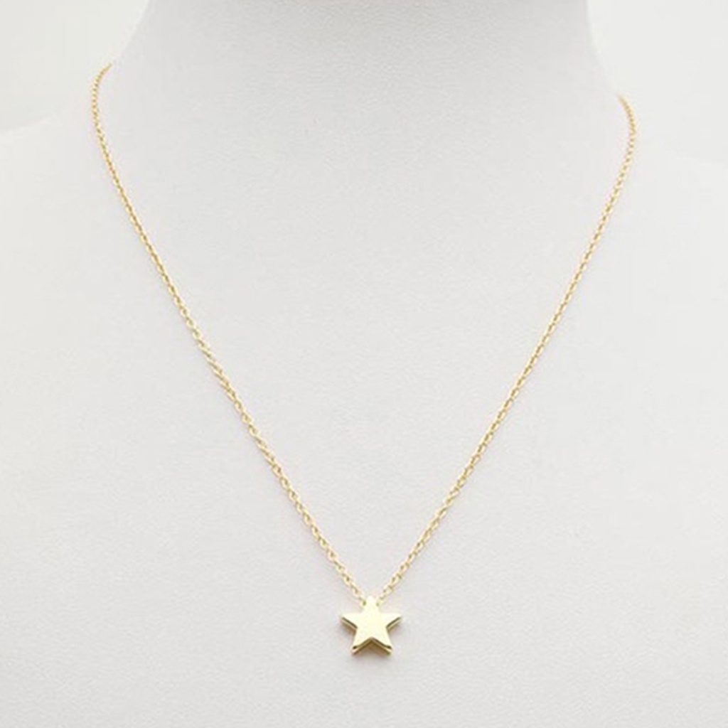 Dây Chuyền Choker Mặt Hình Ngôi Sao Nhỏ Đơn Giản Dành Cho Nữ