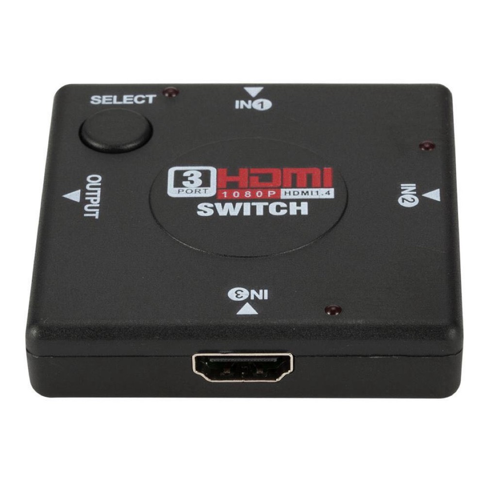 Hub Chia 3 HDMI Ra 1 HDMI Thiết Bị Switch HDMI 3in1 3 Ngõ Vào Và 1 Ngõ Ra Hình Ảnh Video Độ Nét Cao Âm Thanh Kỹ Thuật Số