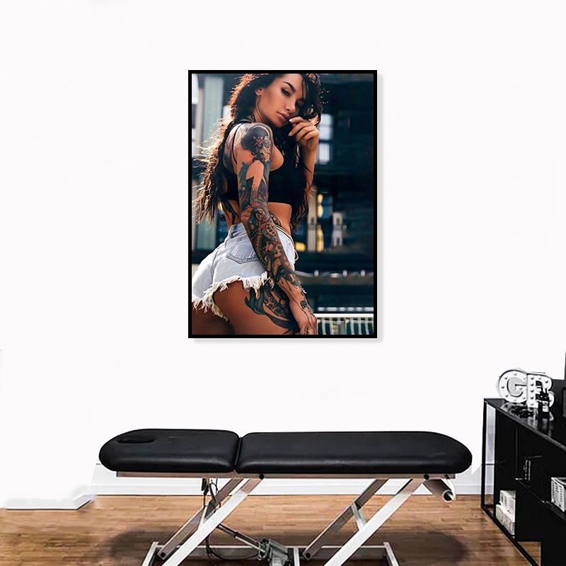 Tranh Hình Xăm - Tranh Tattoo Trang Trí Tiệm Xăm Tattoo
