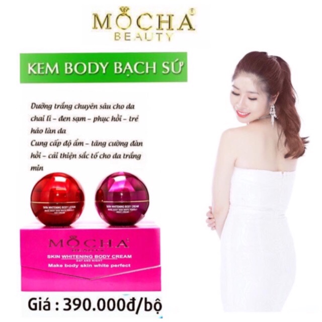 KEM BODY BẠCH SỨ MOCHA 💥tặng túi xinh 💥