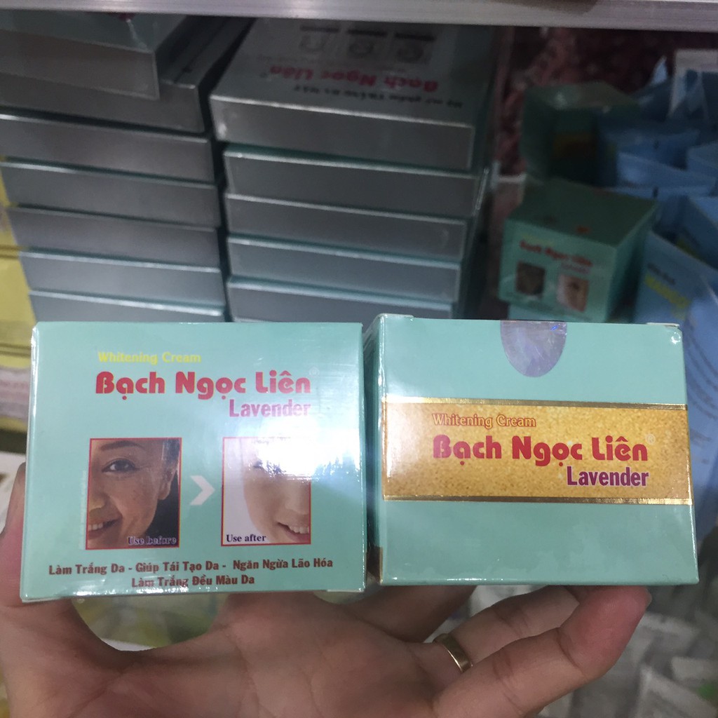 Kem dưỡng trắng da Bạch Ngọc Liên Lavender 4G