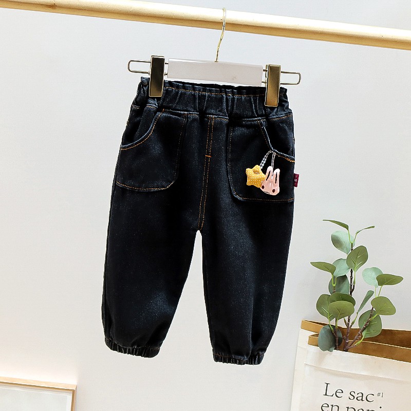 Quần Jeans Thời Trang Mùa Xuân Năng Động Dành Cho Bé Gái 2021