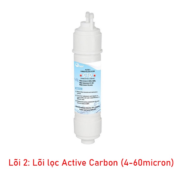 Bộ 5 lõi lọc nước nhập khẩu Fujie PP- CTO-RO (Sử dụng cho máy lọc nước nóng lạnh Fujie WPD5300C)