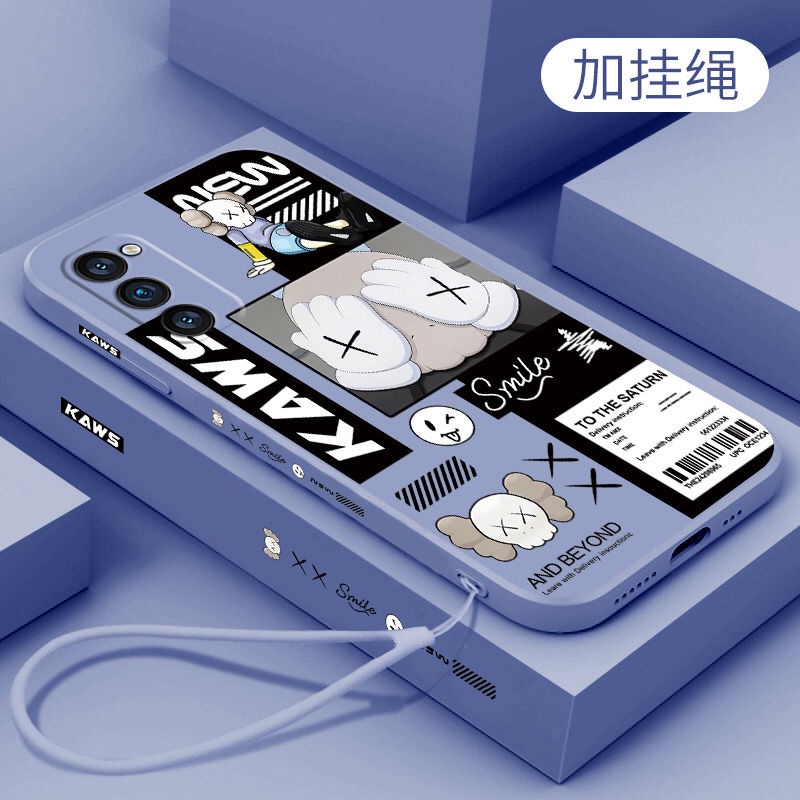Kaws Ốp Điện Thoại silicone Mềm Hoạt Hình Cho Samsung M52 5G a12 m12 a7 2018 a750 a02 m02 a31 a11 a21s m31