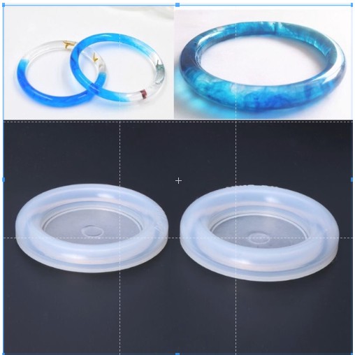 Khuôn Silicone Làm Vòng Tay Resin Tròn Trường Thịnh Sài Gòn