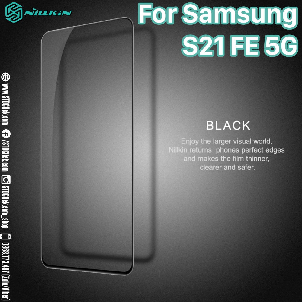 KÍNH CƯỜNG LỰC SAMSUNG GALAXY S21 FE 5G NILLKIN CP+PRO 2.5D CHÍNH HÃNG