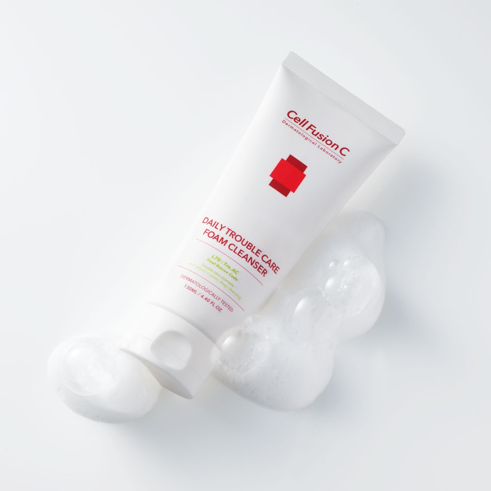 Sữa Rửa Mặt Kiểm Soát Nhờn Mụn Cell Fusion C Daily Trouble Care Foam Cleanser
