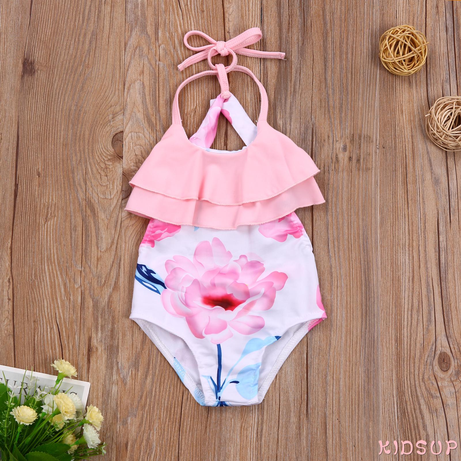 Bộ Đồ Bơi Một Mảnh Không Tay Áo %0020 Cho Bé Gái