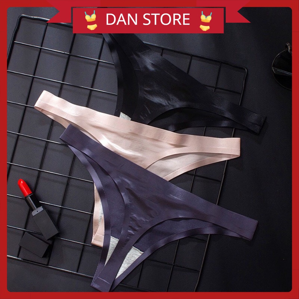Quần Lót Nữ - Quần Lót Lọt Khe su lụa siêu mềm mại thiết kế thoáng mát sexy DAN STORE MÃ 4051