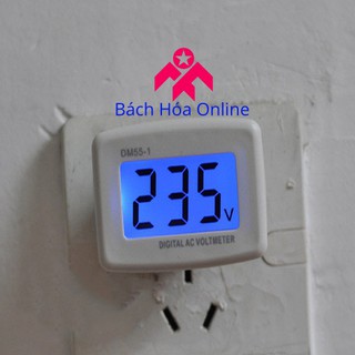 Đồng hồ đo điện áp cắm điện phát sáng