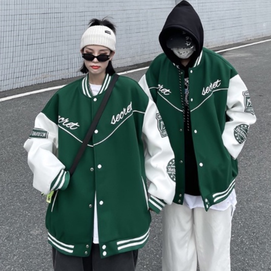 Áo khoác bóng chày nam mới áo Khoác Bomber thời trang nam Hàn Quốc cho nam vintage bigsize áo dài tay unisex top