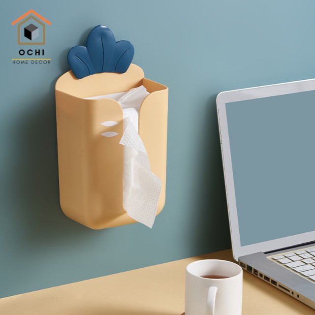[LOẠI ĐẸP]Hộp Đựng Khăn Giấy Dán Tường Đa Năng, Tiện Ích Nhiều Màu Mắc