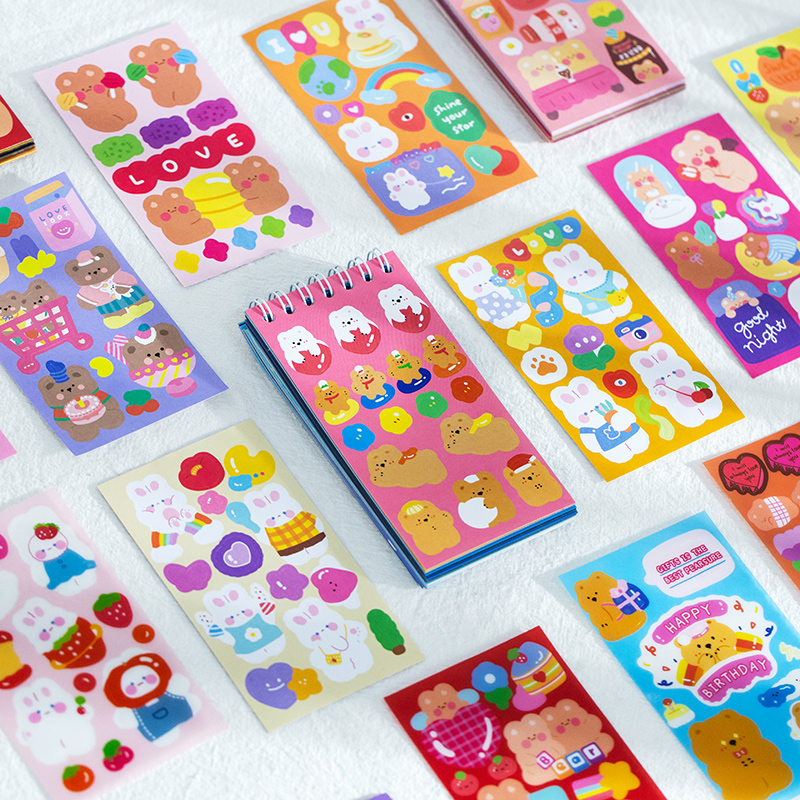 Set 50 Tờ Sticker Dán Trang Trí Dễ Thương