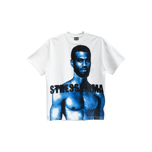 Stressmama Áo thun BLUEMAN T-Shirt màu trắng chất liệu 100% Cotton 2 chiều dày 230GSM Local Brand