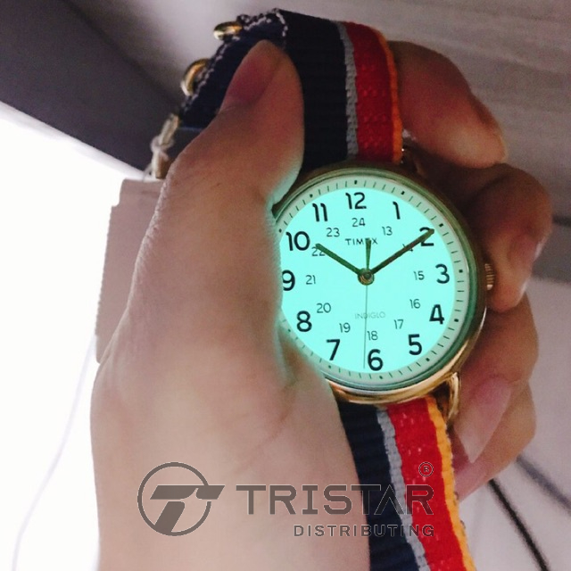 Đồng hồ Unisex Nam Nữ Timex Weekender 38mm TW2R10100 Dây Vải Nhiều Màu - Chính Hãng